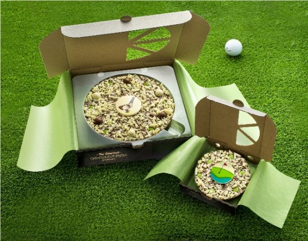 Golf 7" chocolate pizza and mini pizza