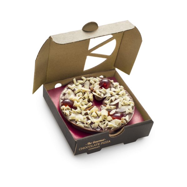 Mini Bakewell tart milk chocolate pizza