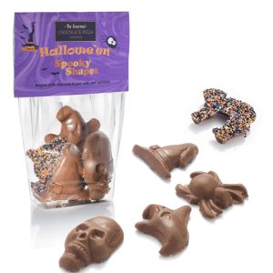 Milk chocolate Halloween spooky shapes